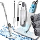 ПЛОСКАЯ ШВАБРА С МОЮЩИМ УСТРОЙСТВОМ + 3X НАСАДКИ ИЗ МИКРОФИБРЫ ДЛЯ ДЛИТЕЛЬНОГО МЫТЬЯ ПОЛОВ