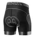 ВЕЛОСИПЕДНЫЕ ШОРТЫ МУЖСКИЕ СО ВСТАВКОЙ, ЧЕРНЫЕ 5D