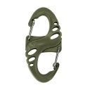 ПЛАСТИКОВЫЙ ДВУХСТОРОННИЙ БРЕЛОК EDC CRABINER S