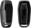 СИЛІКОНОВЕ ЧОХОЛ DO КЛЮЧА FORD MYKEY 3 BUTTON KEY FREE ЧОРНИЙ МАТОВИЙ  фото 7