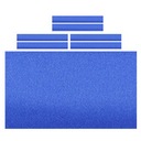 8-футовая бильярдная скатерть синяя