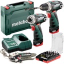 ОТВЕРТКА METABO POWERMAXX BS BASIC, 12 В, 2x2 Ач, НАСАДКИ