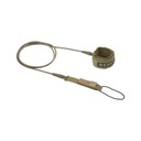 Поводок для доски для серфинга - ION Surfboard Core Olive 6'