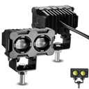 ГАЛОГЕННЫЕ ДОПОЛНИТЕЛЬНЫЕ ЛАМПЫ СВЕТОДИОДНЫЕ ОТРАЖАТЕЛИ 2x20Вт - IP68