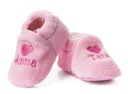 Розовые детские босоножки с вышивкой ТАТА МОМ - 0-6м.