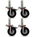 Комплект колёс диаметром 160 4 шт. ЛЕСА 67СТГУ160/38