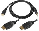 КАБЕЛЬ HDMI-HDMI 1,5 М ПОЗОЛОЧЕННЫЙ ПРОЧНЫЙ