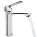 Смеситель для умывальника для ванной комнаты, хром, стоячий, высокий, фиксированный