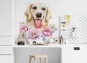 Samolepka na stenu/Tapeta LABLADOR, detské samolepky pes Labrador Značka iná
