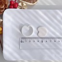 Мини-элементальный резак Gumdrop с закругленными углами, лунный ромб, форма пончика, пол