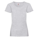 KOSZULKA DAMSKA FRUIT OF THE LOOM T-shirt Grey XS