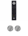 Оригинальный PILOT CANAL+ WIFIbox PREMIUMbox+ 4K ULTRABOX 2 x CR2032 BATTERY