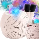 НАБОР КАРАОКЕ 2 МИКРОФОНА + ДИНАМИК С BLUETOOTH-ПРОЕКТОРОМ