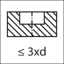 Метчик машинный TANDEM FAT DIN374 HSSE форма C 6H ФОРМАТ M10x1 25
