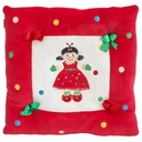 ПЛЮШЕВАЯ ДЕКОРАТИВНАЯ ПОДУШКА БОЖЬЯ КОРОВКА