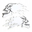BAKAS PAD PROTECTION TANK STICKER NA TANK FRAME I PLOMIENIEM PERSONALIZAC  photo 8