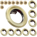 8x ПРОЧНЫЕ ДЕРЖАТЕЛИ ЛАМПОЧЕК ИЗ НЕРЖАВЕЮЩЕЙ СТАЛИ ГАЛОГЕННАЯ РАМКА GU10 МЕТАЛЛ