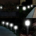 5 светодиодных солнечных садовых ламп с шипом