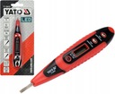 ТЕСТЕР НАПРЯЖЕНИЯ С ЖК-дисплеем 12-250 В ИСПЫТАТЕЛЬНАЯ ПРОБКА YATO TESTER