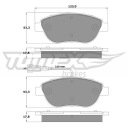 PLAQUETTES FREIN TOMEX BRAKES TX 12-482 AXE AVANTphoto 15