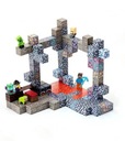 MAGNETYCZNE KLOCKI MINECRAFT ZABAWKA MINE ADVENTURE KLOKI 134SZT