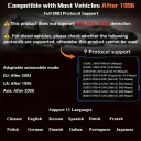 НОВИЙ SKANER OBD2 V119 2024 DIAGNOSTYKA ЗЕРКАЛА КАРДРІДЕР I KASOWANIE KODOW  (17119706313) фото min 9