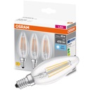 Комплект светодиодной лампы B40 E14 4W 40W OSRAM 4000K 3PAK