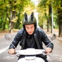 2 SZT. NOWOCZESNE ROGI DO ШЛЕМА МОТОЦИКЛЕТНОГО STYLOWY ДОБАВКА NA ШЛЕМ  фото 5
