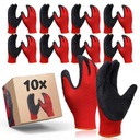 10 ПАР перчаток РАБОЧИЕ ПЕРЧАТКИ с латексным покрытием r8