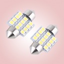 2SZT. КОЛІР БІЛИЙ 12V 12SMD 31MM ЛАМПОЧКИ LED (СВІТЛОДІОД) ОСВІТЛЕННЯ САЛОНУ АВТОМОБІЛЯ VS  фото 8