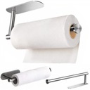 НАСТЕННЫЙ ДЕРЖАТЕЛЬ ДЛЯ КУХОННЫХ БУМАЖНЫХ ПОЛОТЕНЦЕВ, СЕРЕБРЯНЫЙ