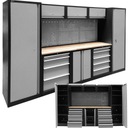 МЕБЕЛЬ ДЛЯ МАСТЕРСКОЙ КНИЖНЫЙ ШКАФ 325см РАБОЧИЙ СТОЛ ШКАФ ШКАФЫ ДЛЯ ИНСТРУМЕНТОВ