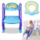 Aufun Детское сиденье для унитаза со ступеньками, сине-фиолетовый