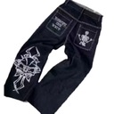 Pánske džínsy Streetwear JNCO Jeans Y2k Hi Silueta plus size (veľké veľkosti)