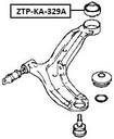 ZTP-KA-329A NTY BUSHING SWINGARM NTY photo 5 - milautoparts-fr.ukrlive.com