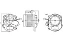 VENTILADOR SOPLADORES MERCEDES A W176 B SPORTS TOURER W246 W242 CLA 