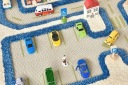 МІСТО ЗАБАВ - Синій 3D килим для дітей 134х180 см IVI Carpets