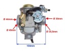 КАРБЮРАТОР ATV250 ВЕРСІЯ 1 КОД ДВИГУН 172MM  (17858835138) фото min 6