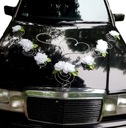 Украшение автомобиля, украшения автомобиля на свадьбу СЕРДЕЧКИ