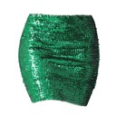 Módne dámske sukne Bling elastická zelená