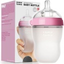 COMOTOMO - Силиконовая бутылочка против колик MOM S BREAST 250 мл Pink BABY CO