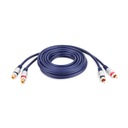УДЛИНИТЕЛЬНЫЙ КАБЕЛЬ 2x РАЗЪЕМ RCA CINCH - 2x РОЗЕТКА RCA CINCH VITALCO 3,0 м