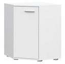 УГЛОВОЙ КОМОД, МАТОВЫЙ БЕЛЫЙ ШКАФ, ДВЕРЬ 58см 1d FUN KD-5 Meble-Craft