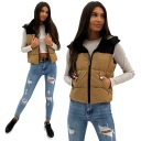 DZ9112 r XL ЖЕНСКИЙ УТЕПЛЕННЫЙ ЖИЛЕТ С МАКСИМАЛЬНЫМИ РУКАВАМИ