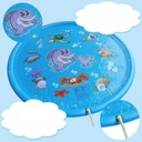 Zábavná podložka na hranie vo vode Hračky pre deti Farba odtiene modrej