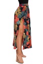 Длинная женская юбка-макси с разрезом в цветочек, модная, воздушная, MORAJ L