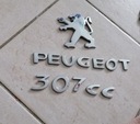 EMBLEMA INSIGNIA INSCRIPCIÓN PEUGEOT 307 CC 