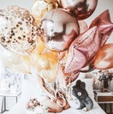 Воздушные шары-сердечки со звездами на день рождения, шар-конфетти 14 шт.