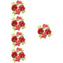 Искусственный подсвечник-гирлянда с росписью 5 шт.