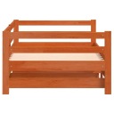 VIDAXL PALIER QUOTIDIEN ROZSUWANE, AVEC MATERACEM, WOSKOWY MARRON 90X190 CMphoto 8